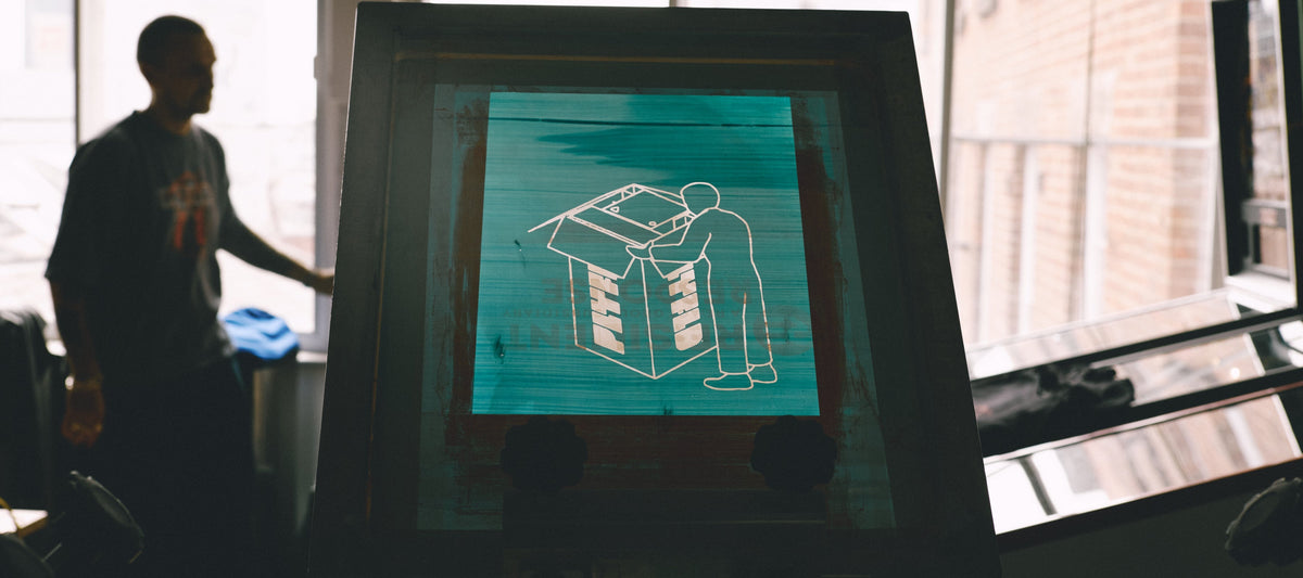 Screen Print Session at PLYFLD HQ