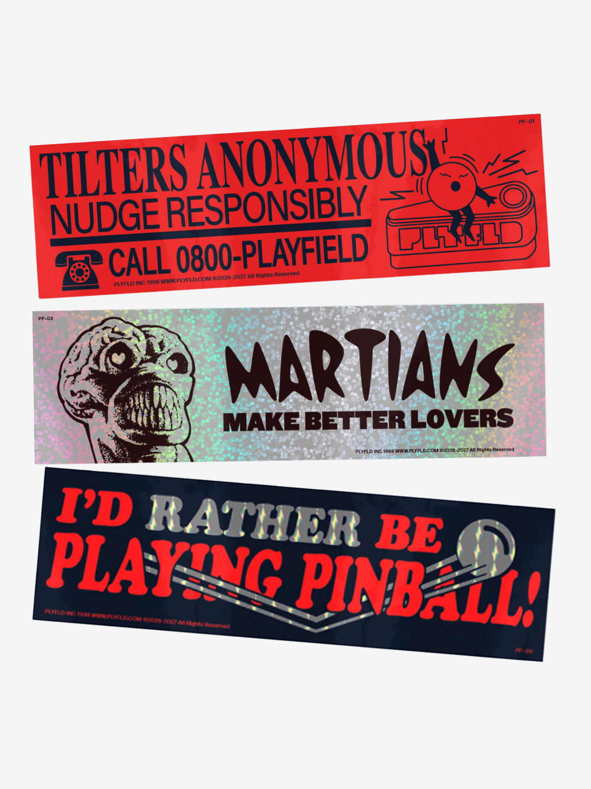 Bumper Sticker Pack