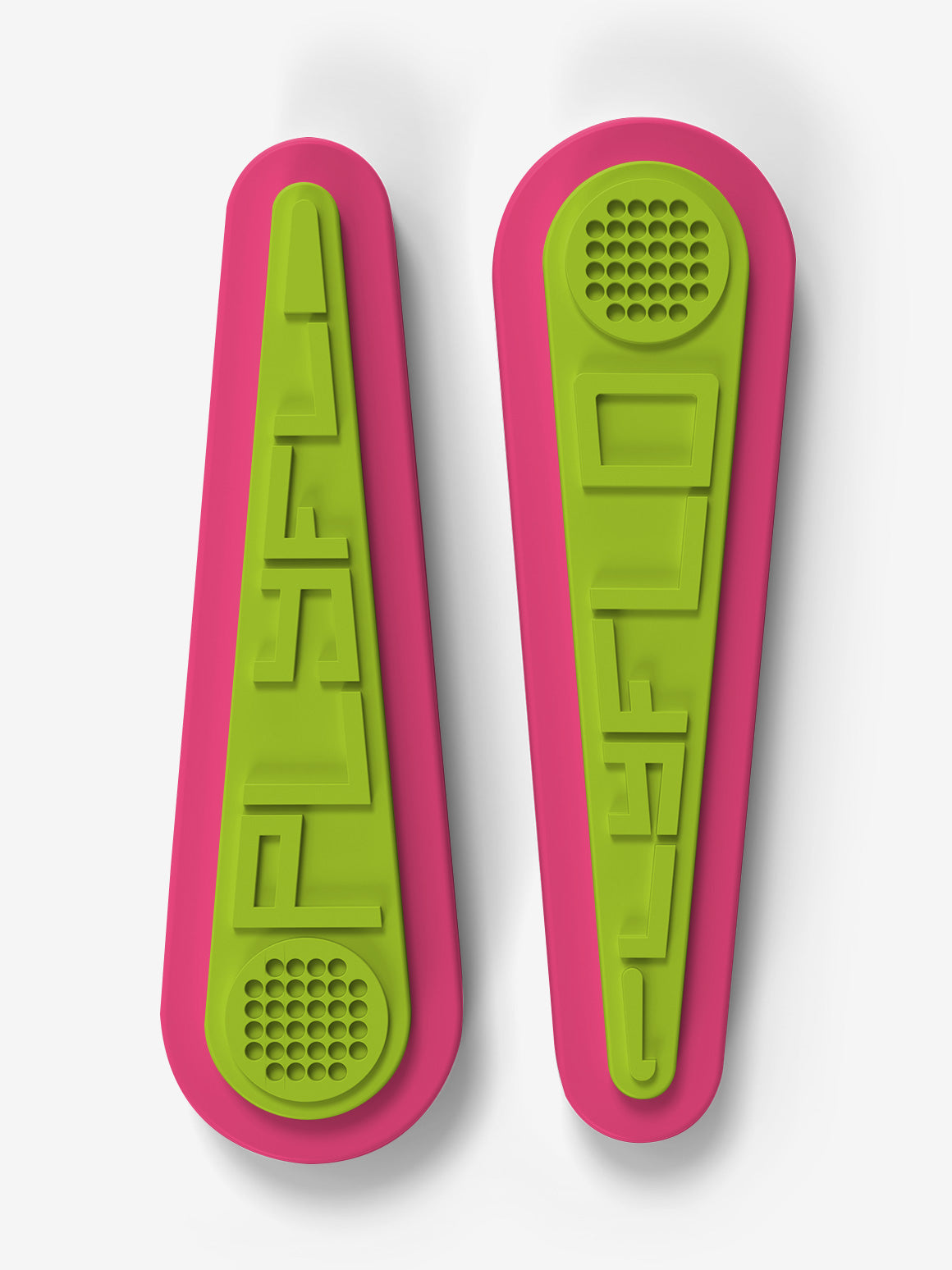 PLYFLD XL Flippers toy - Green/Pink