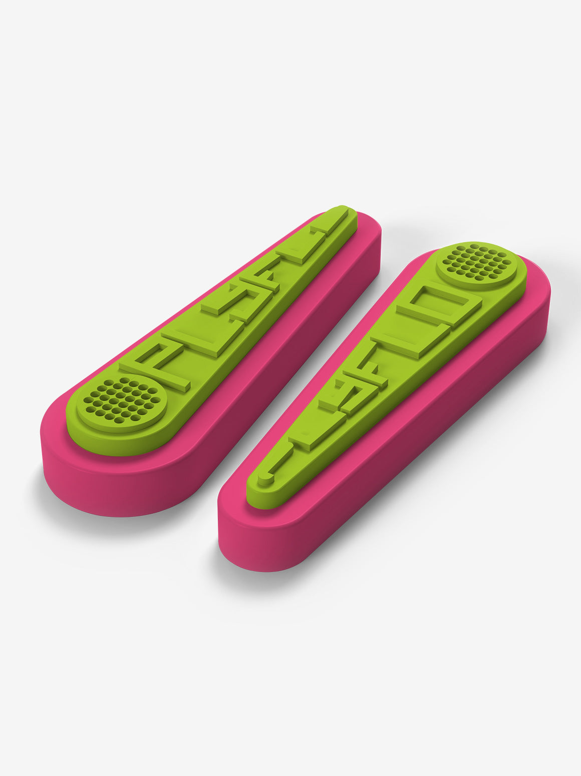 PLYFLD XL Flippers toy - Green/Pink